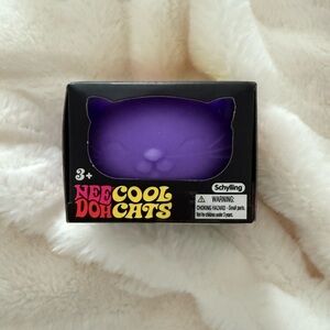 NWT Needoh purple cool cats